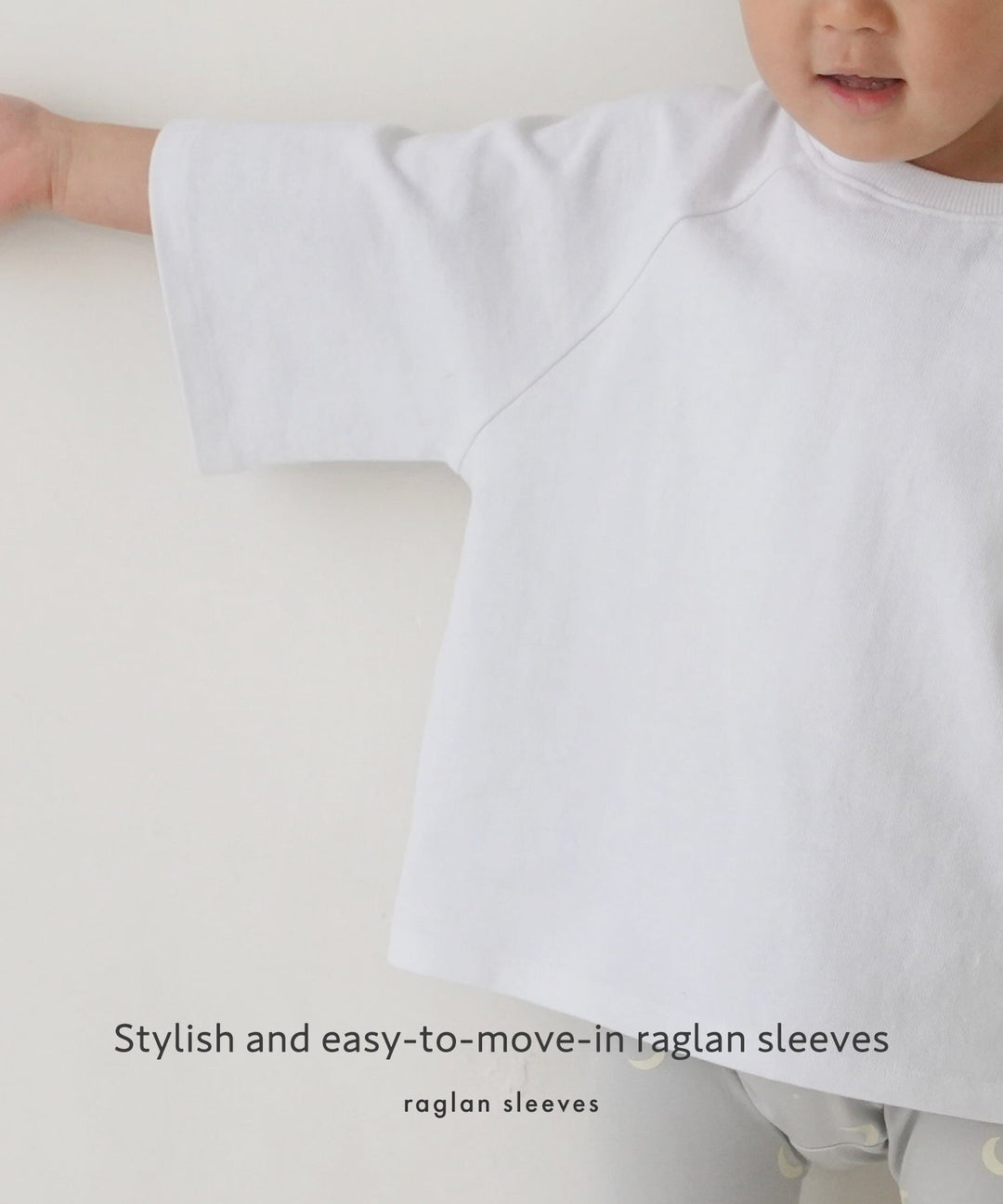 Heavyweight Cotton Raglan 3/4-Sleeve T-Shirt