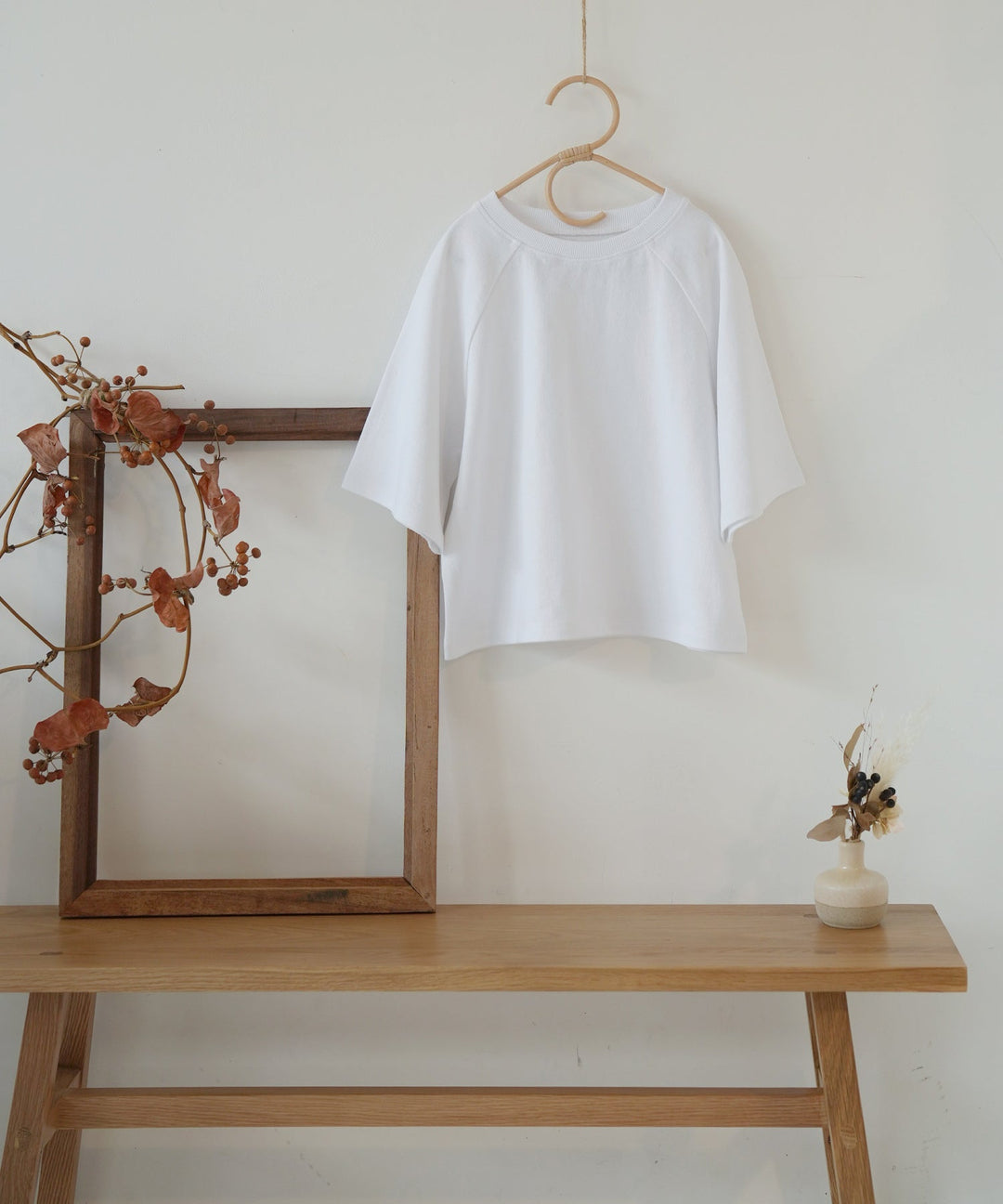 Heavyweight Cotton Raglan 3/4-Sleeve T-Shirt