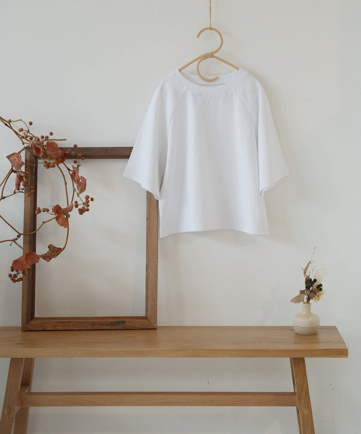 Heavyweight Cotton Raglan 3/4-Sleeve T-Shirt