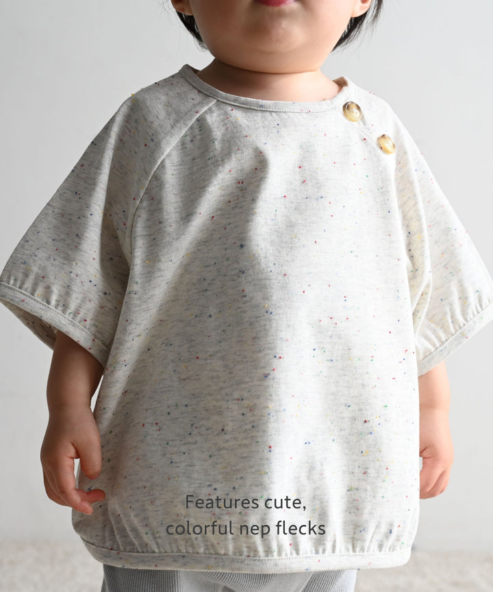 เสื้อยืดแขนสั้น Raglan (ผ้านิป)