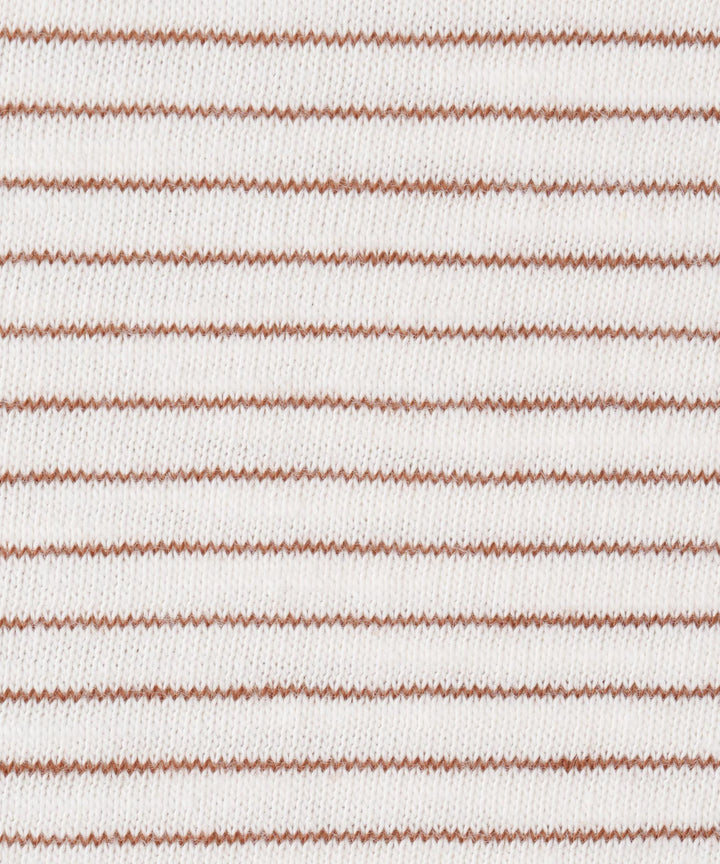 羅紋短袖條紋T恤