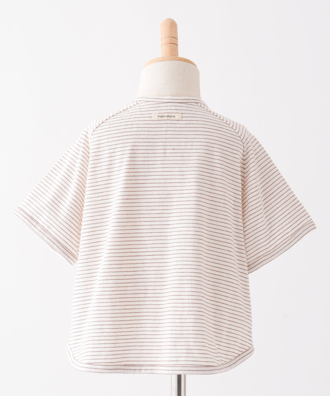 羅紋短袖條紋T恤