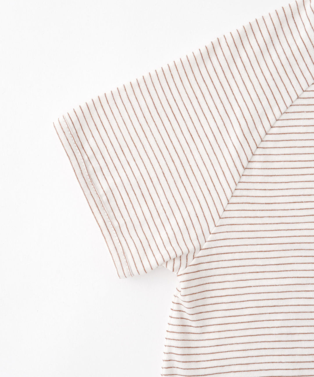 羅紋短袖條紋T恤