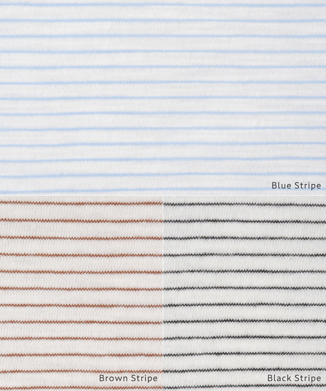 羅紋短袖條紋T恤