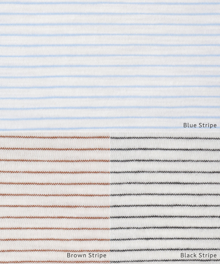 羅紋短袖條紋T恤