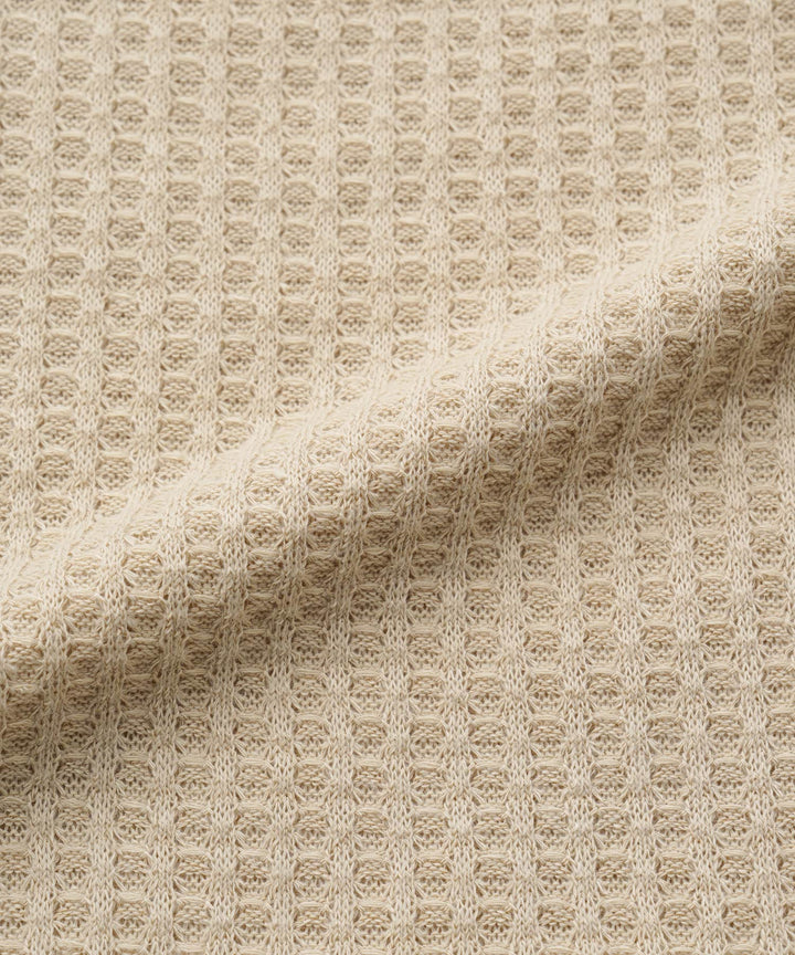 Sailor-Collar Short-Sleeve Knit T-Shirt