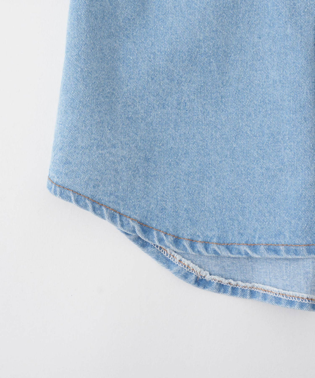 Short-Sleeve Denim Shirt