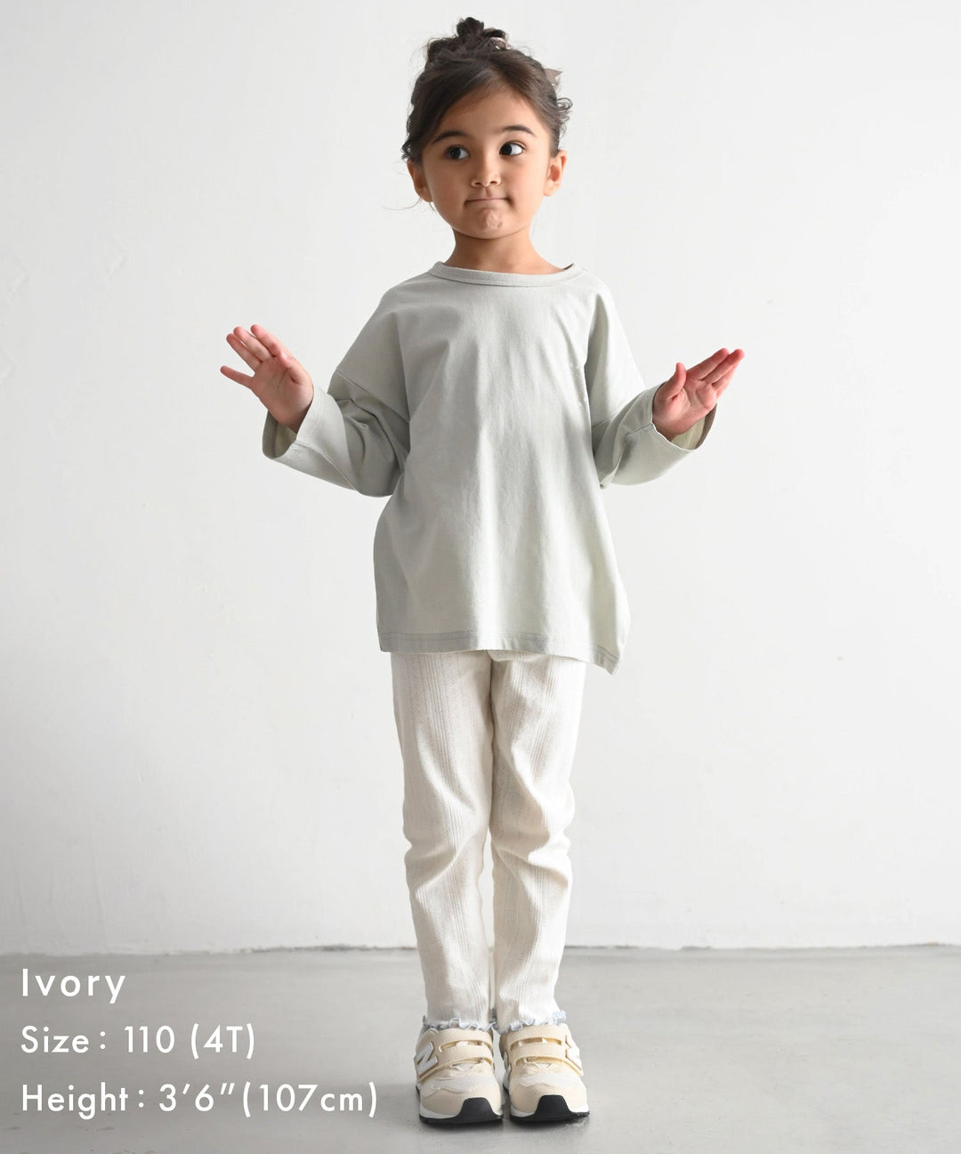 Pointelle Ribbed Lettuce-Hem Leggings