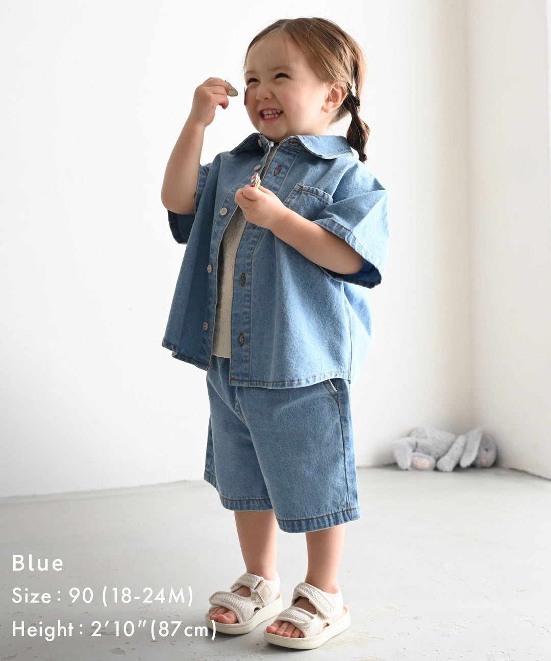 丹寧百慕達短褲