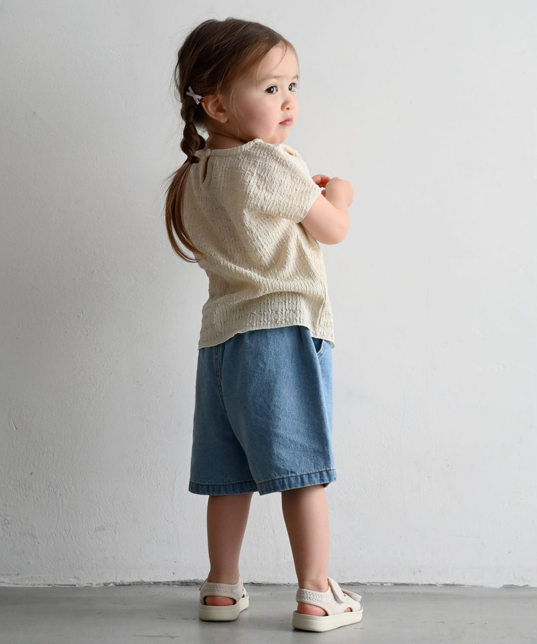 丹寧百慕達短褲