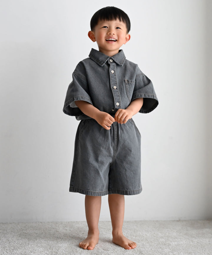 丹寧百慕達短褲