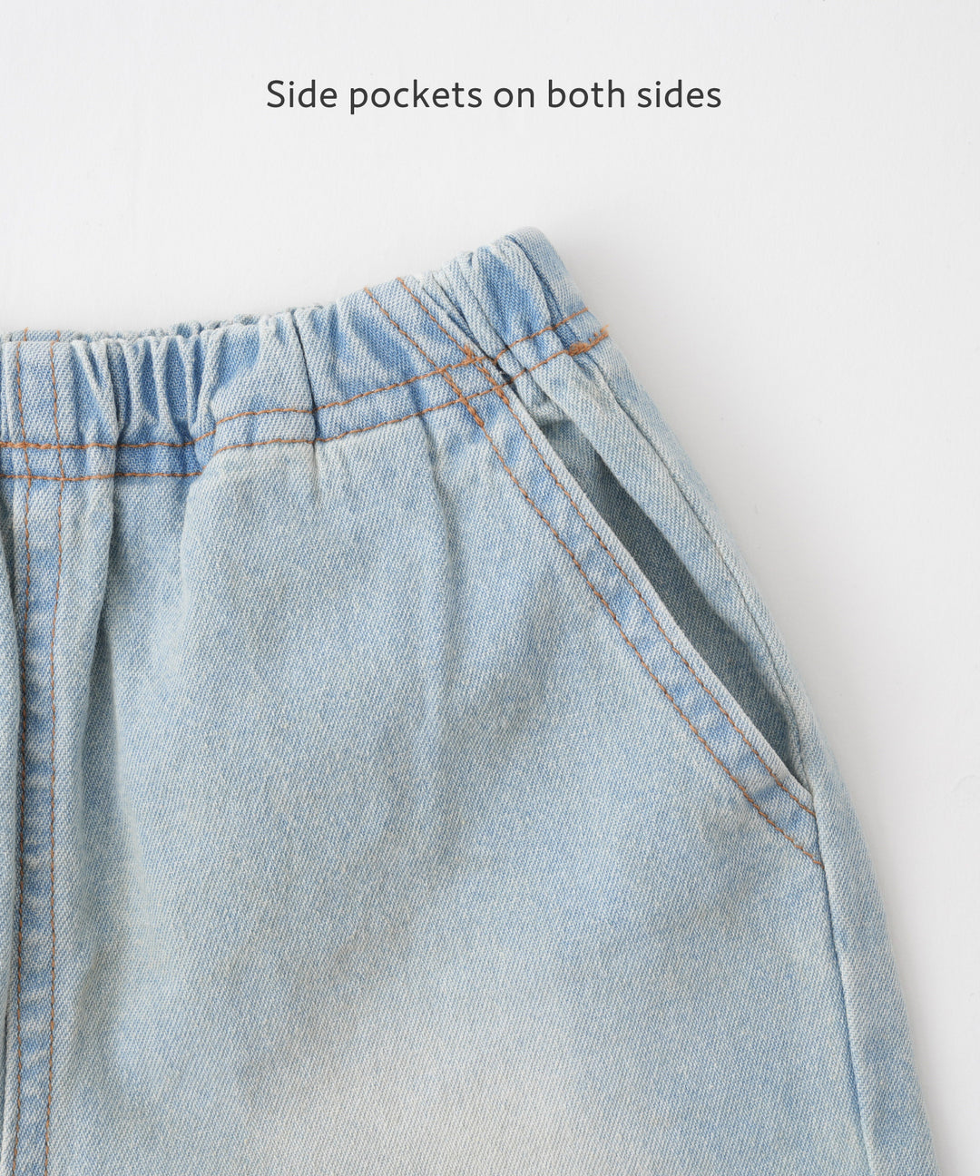 丹寧百慕達短褲