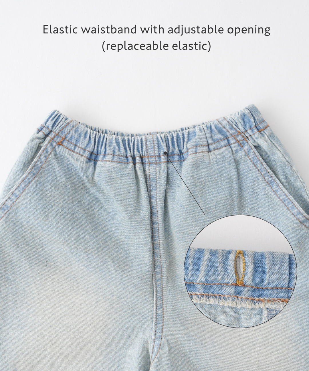 丹寧百慕達短褲