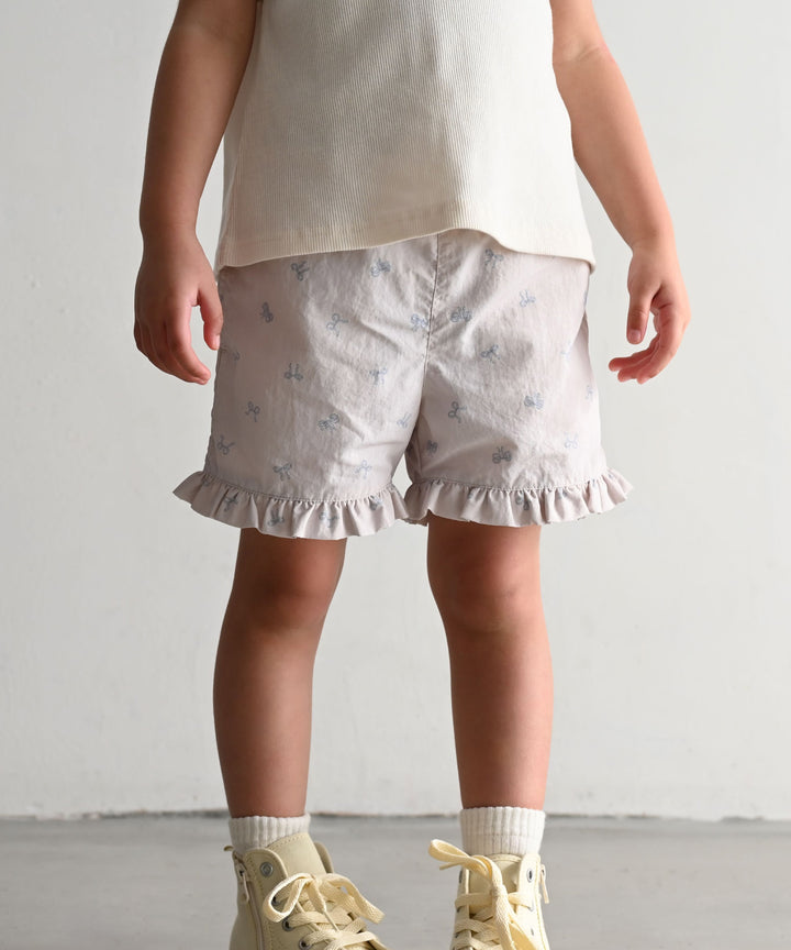 兩棲荷葉邊短褲