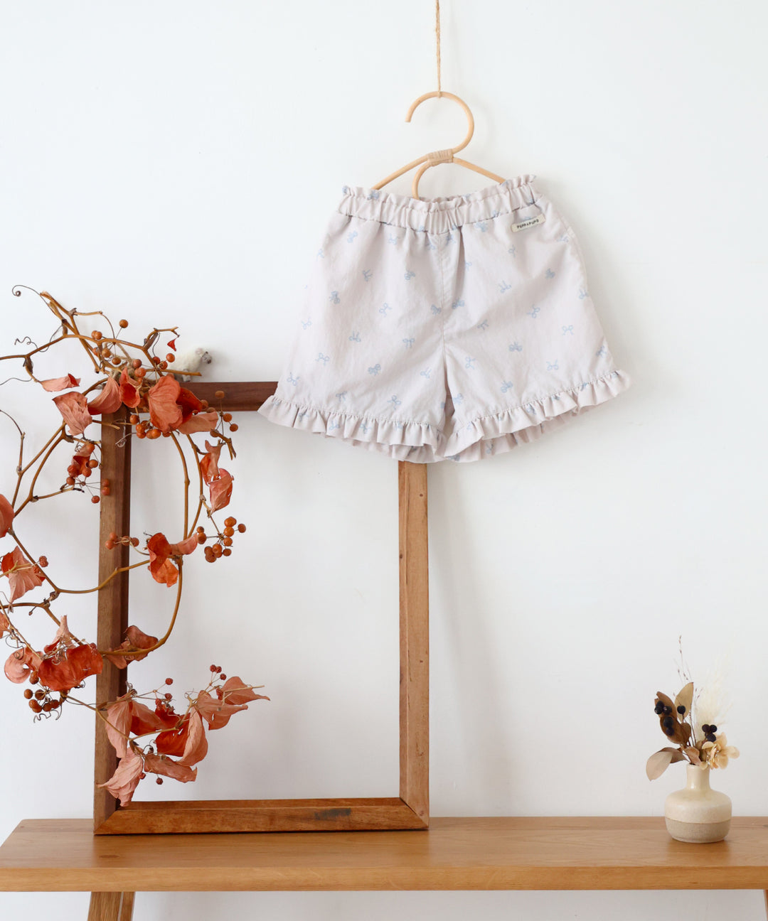 兩棲荷葉邊短褲