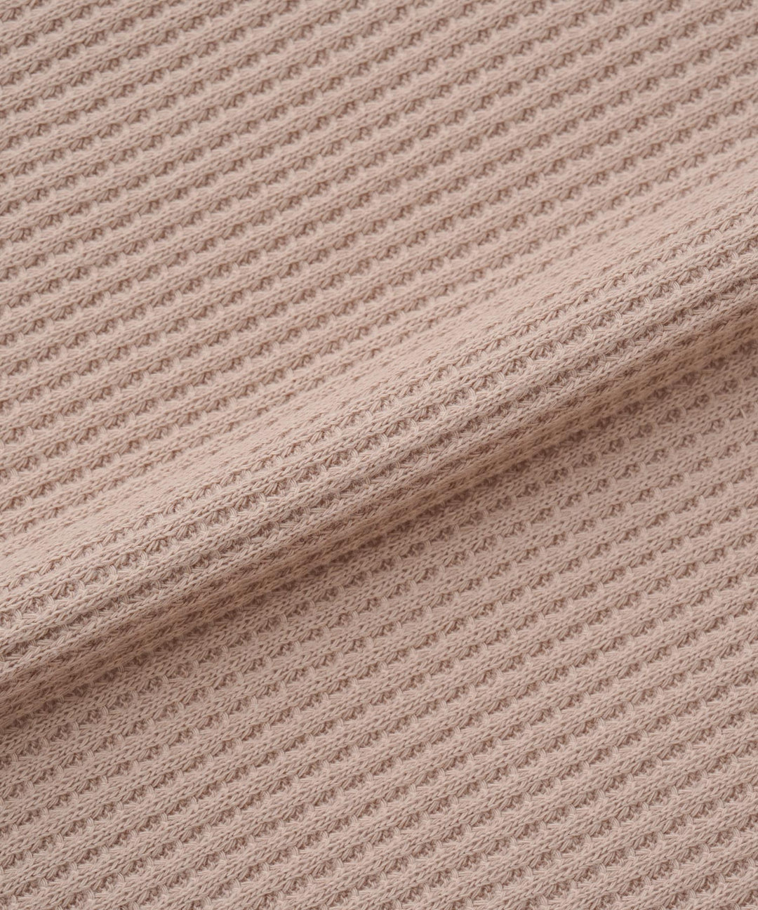 Loose-Fit Waffle Knit Cardigan