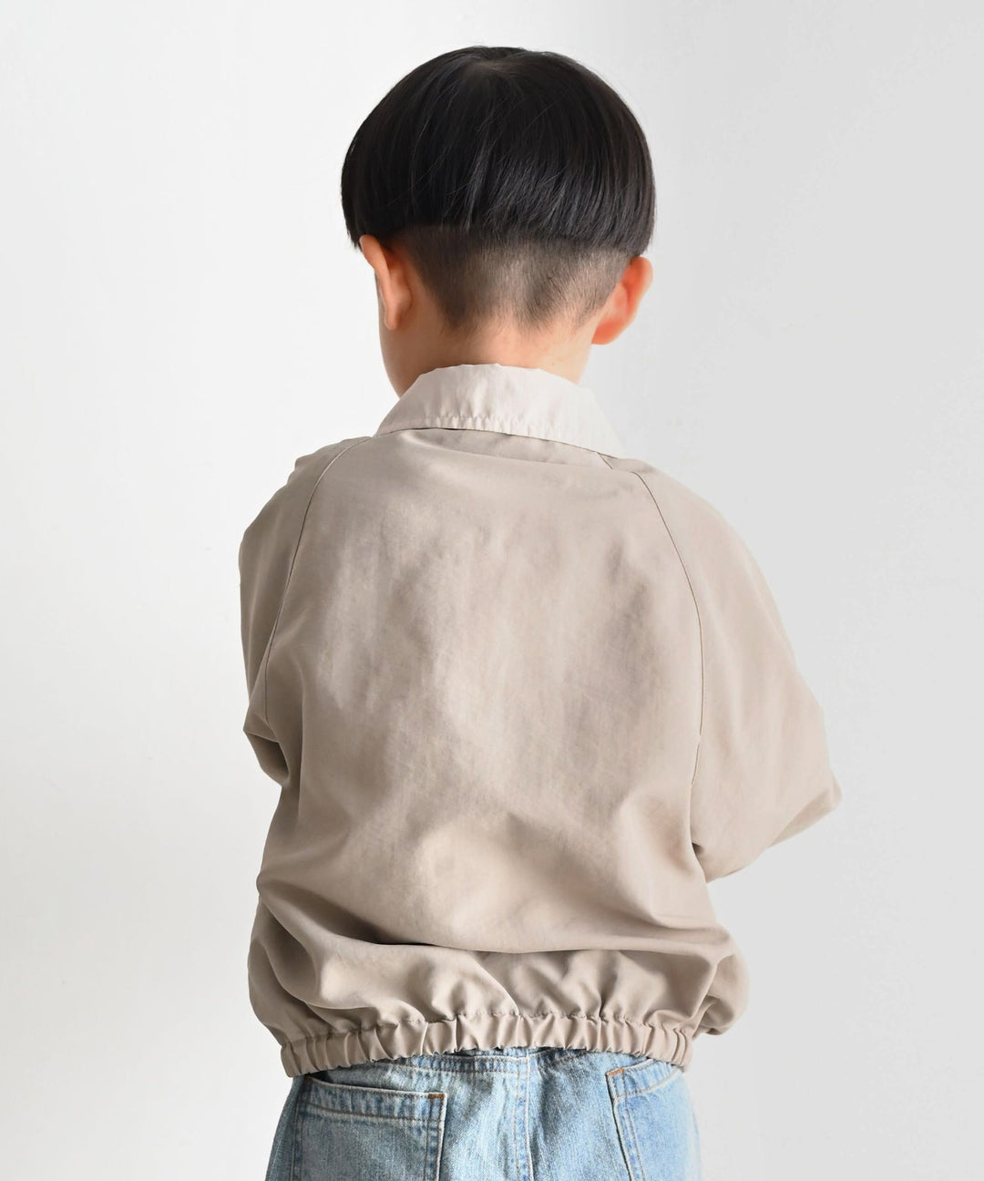 Shirt-Collar Zip-Up Jacket