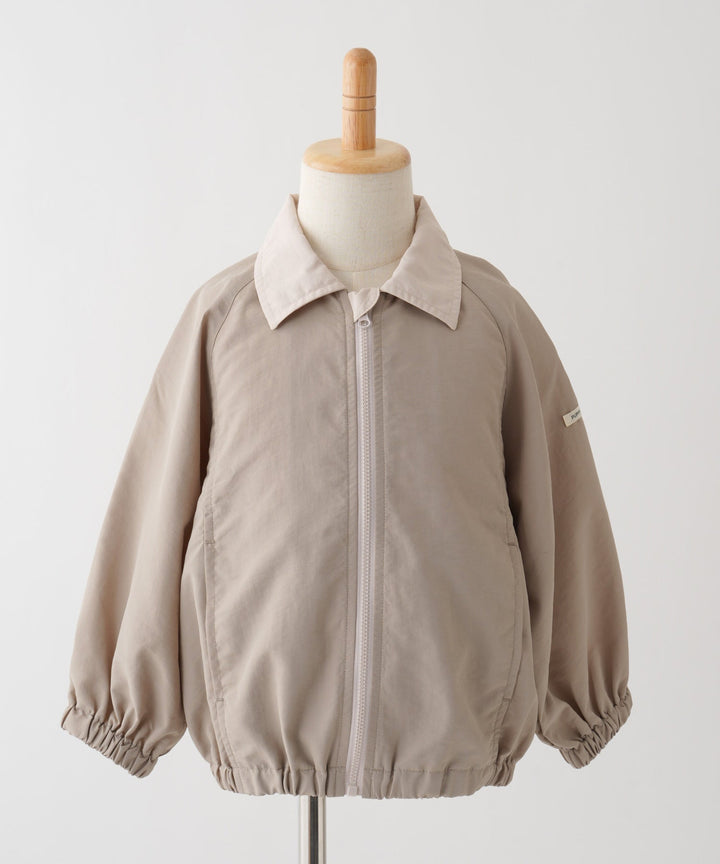 Shirt-Collar Zip-Up Jacket