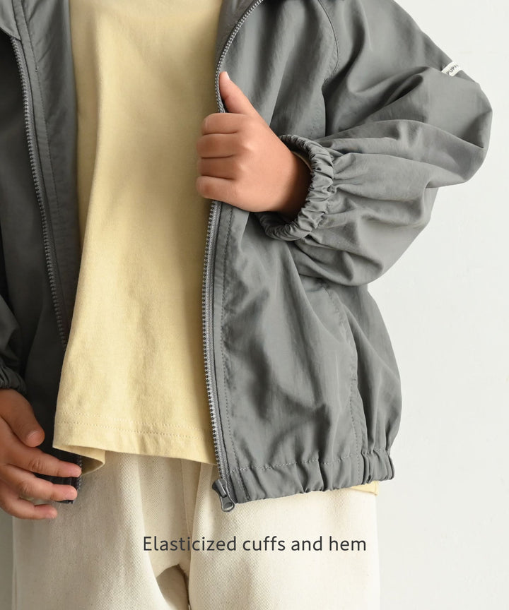 Shirt-Collar Zip-Up Jacket