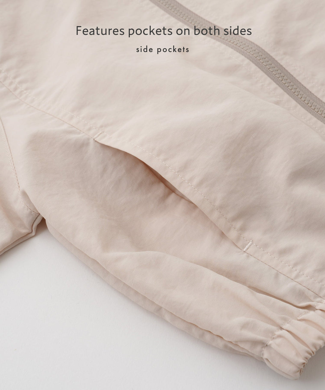 Shirt-Collar Zip-Up Jacket