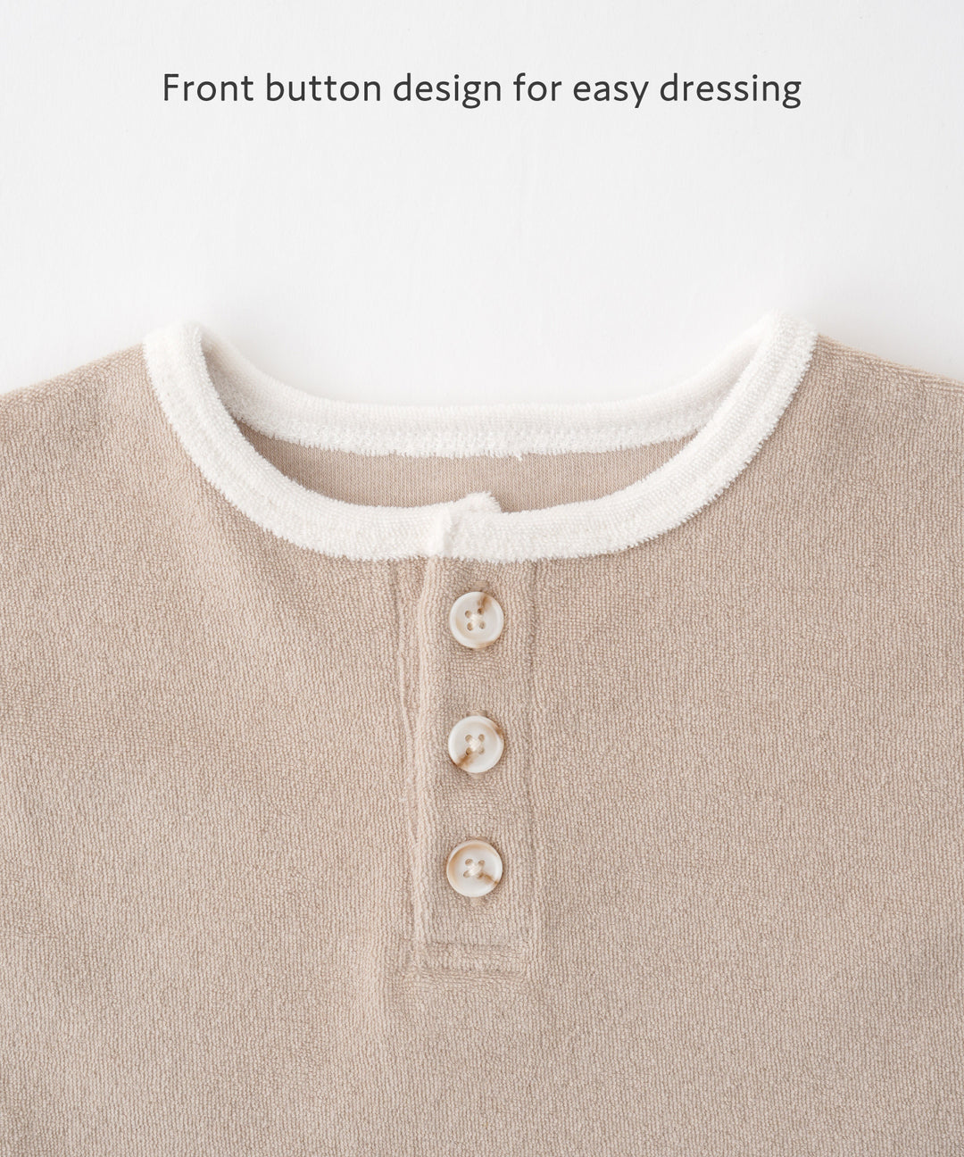 Short-Sleeve T-Shirt & Shorts Set (Pile Fabric)