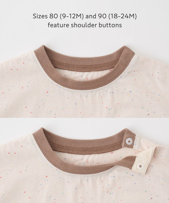 Cap-Sleeve Top & Pants Set (Nep Fabric)