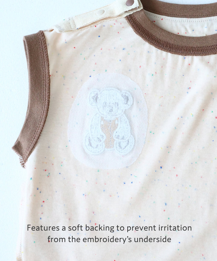 Cap-Sleeve Top & Pants Set (Nep Fabric)