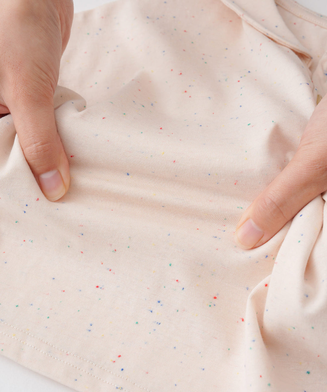 Cap-Sleeve Top & Pants Set (Nep Fabric)