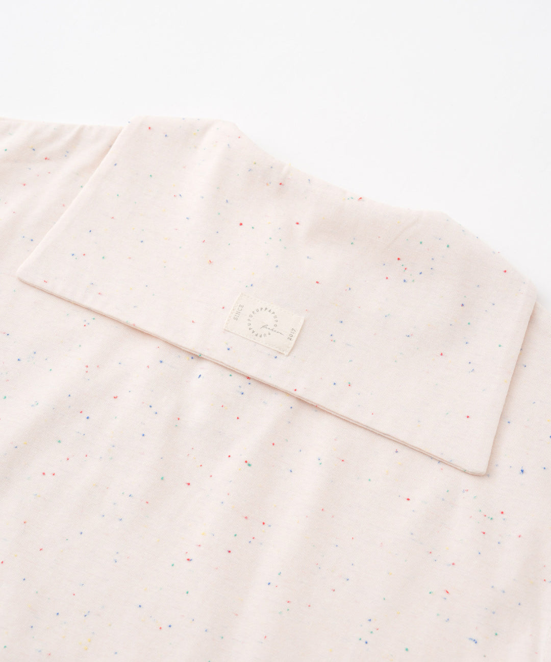 Sailor-Collar Short-Sleeve Shirt & Shorts Set (Nep Fabric)