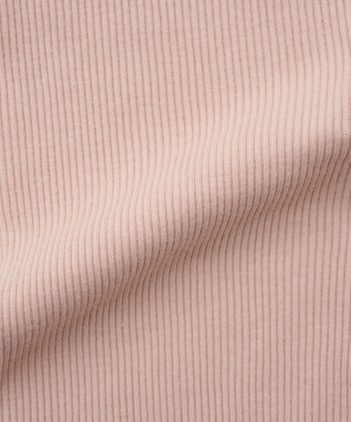 Shoulder Frill Sleeveless Ribbed Romper