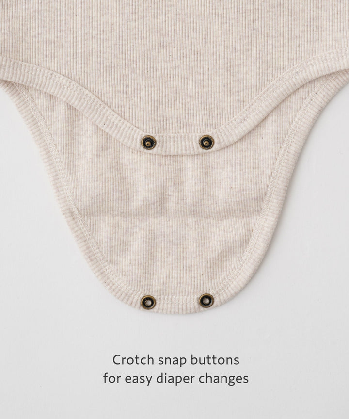 Shoulder Frill Sleeveless Ribbed Romper