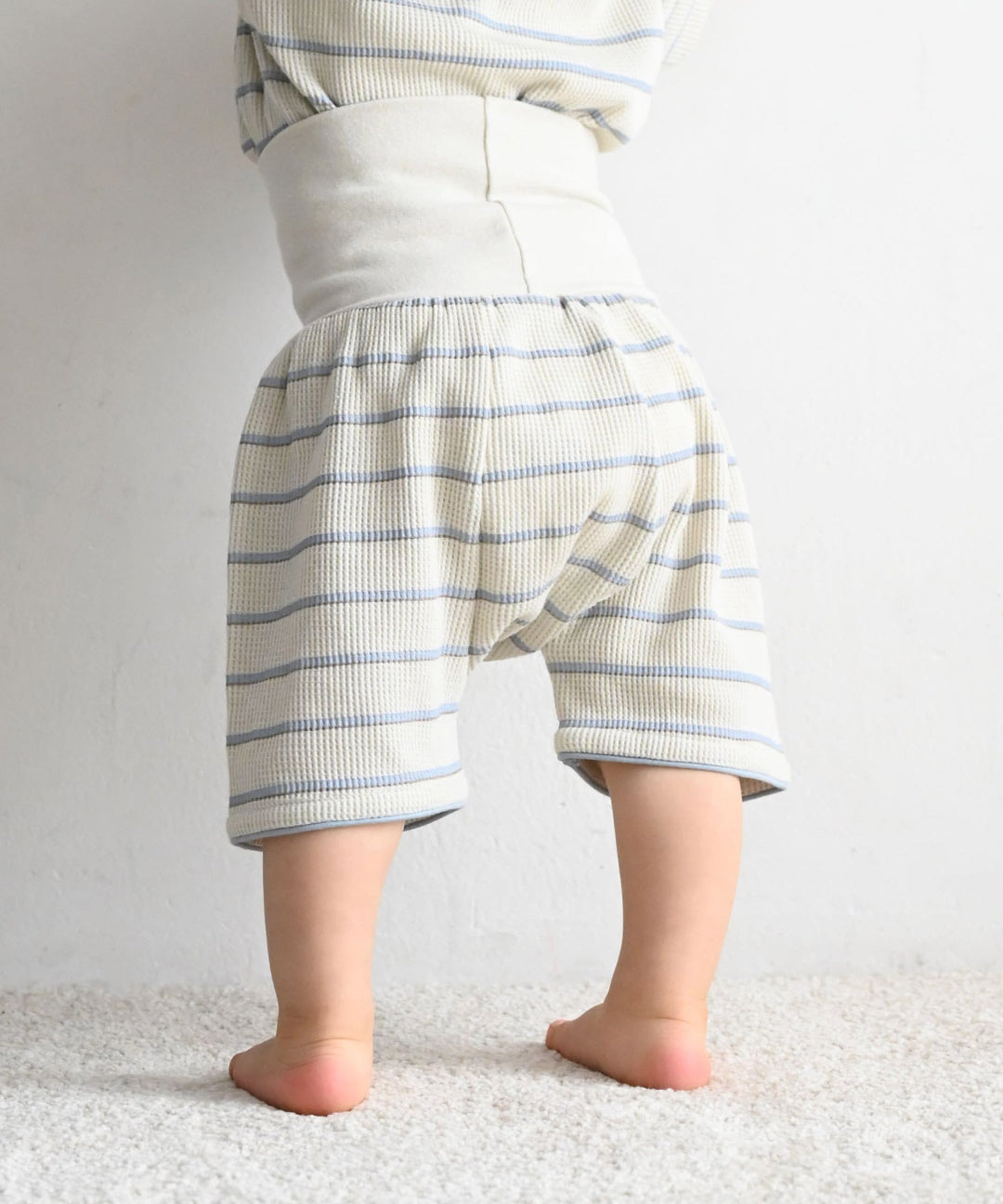 Collared Short-Sleeve Waffle Pajama Set