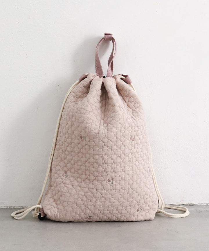 Over-the-Backpack Drawstring Bag (Ibul fabric with Moroccan design)