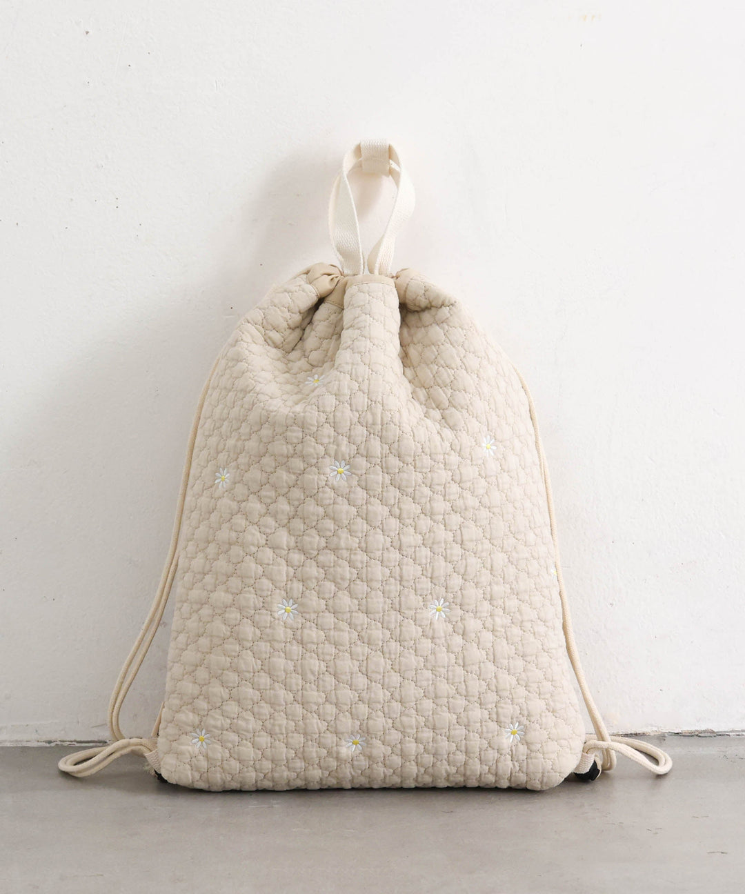 Over-the-Backpack Drawstring Bag (Ibul fabric with Moroccan design)