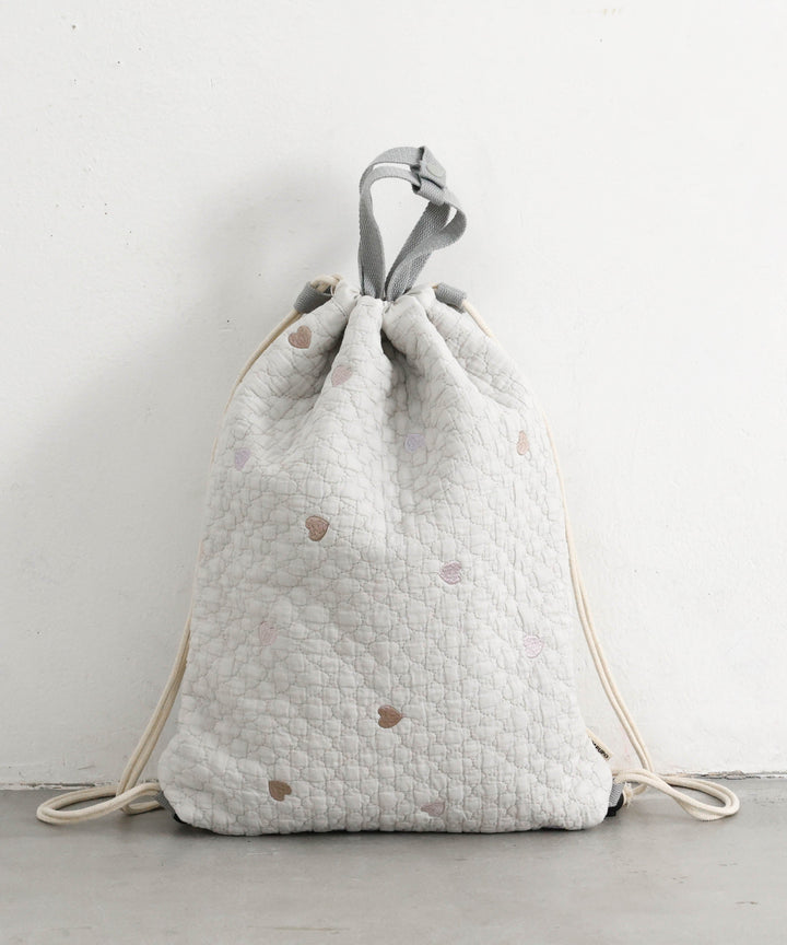 Over-the-Backpack Drawstring Bag (Ibul fabric with Moroccan design)