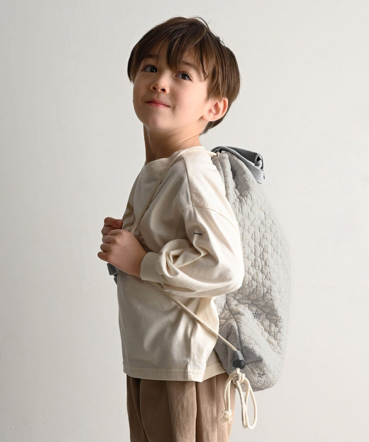 Over-the-Backpack Drawstring Bag (Ibul fabric with Moroccan design)