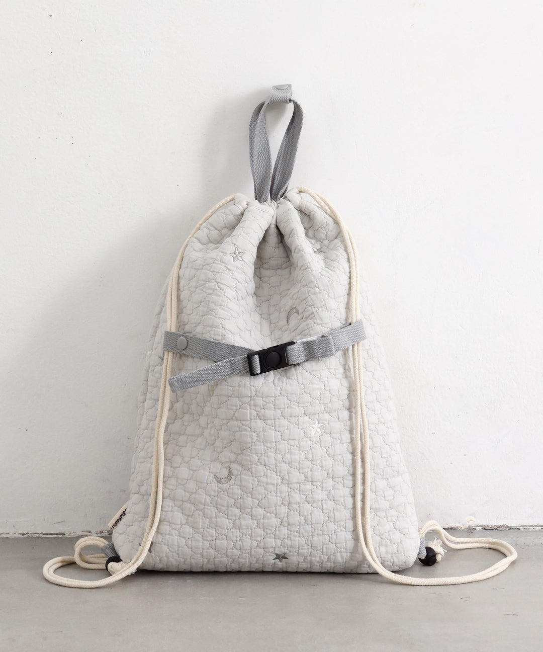 Over-the-Backpack Drawstring Bag (Ibul fabric with Moroccan design)