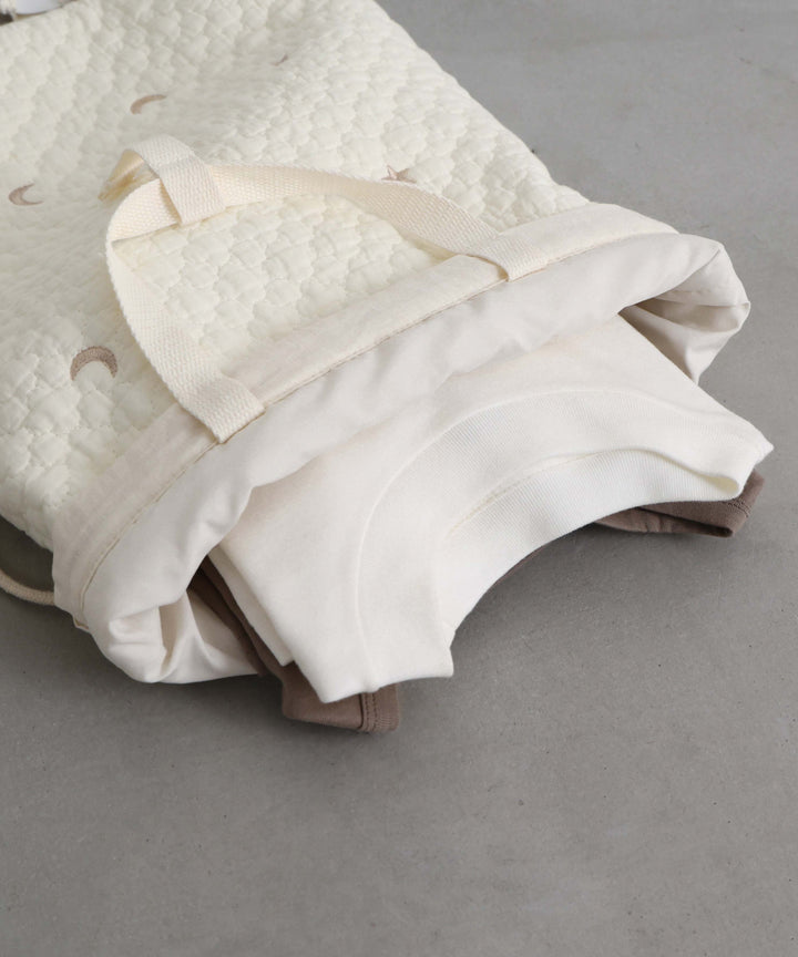 Over-the-Backpack Drawstring Bag (Ibul fabric with Moroccan design)