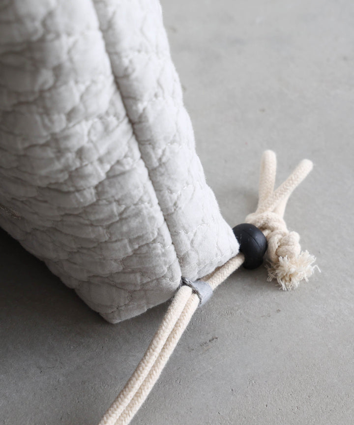 Over-the-Backpack Drawstring Bag (Ibul fabric with Moroccan design)