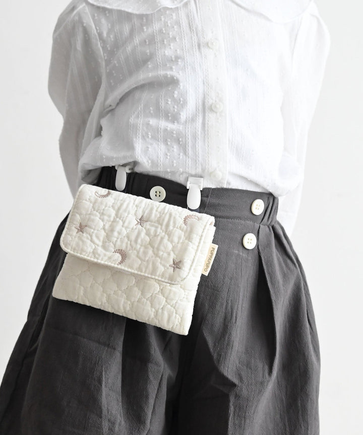 Clip-on Mini Pouch (Ibul fabric with Moroccan design)