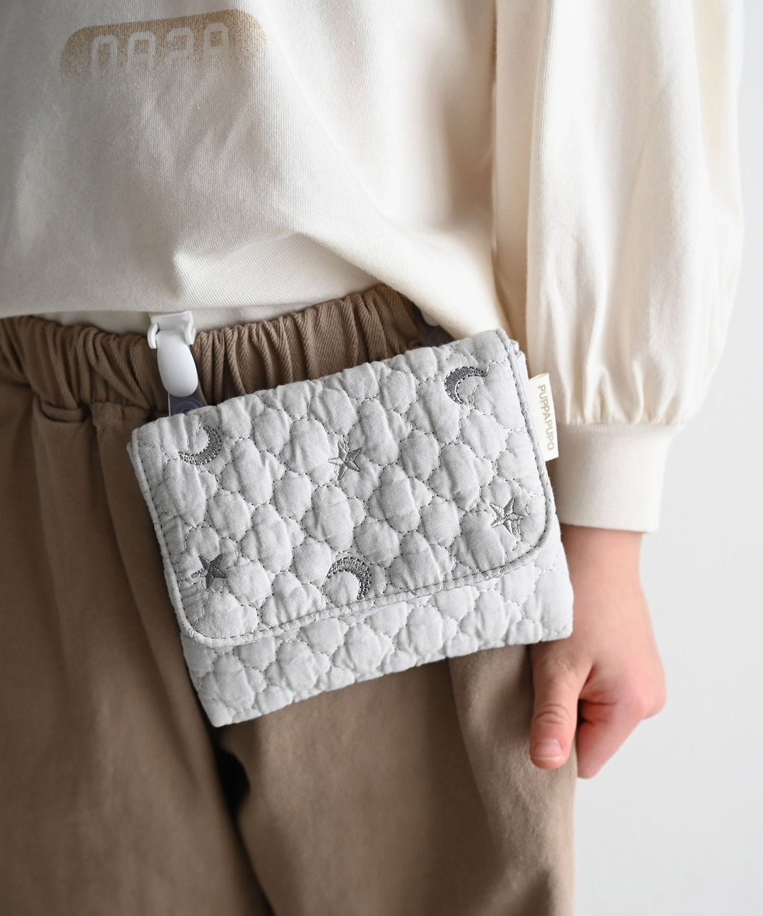 Clip-on Mini Pouch (Ibul fabric with Moroccan design)