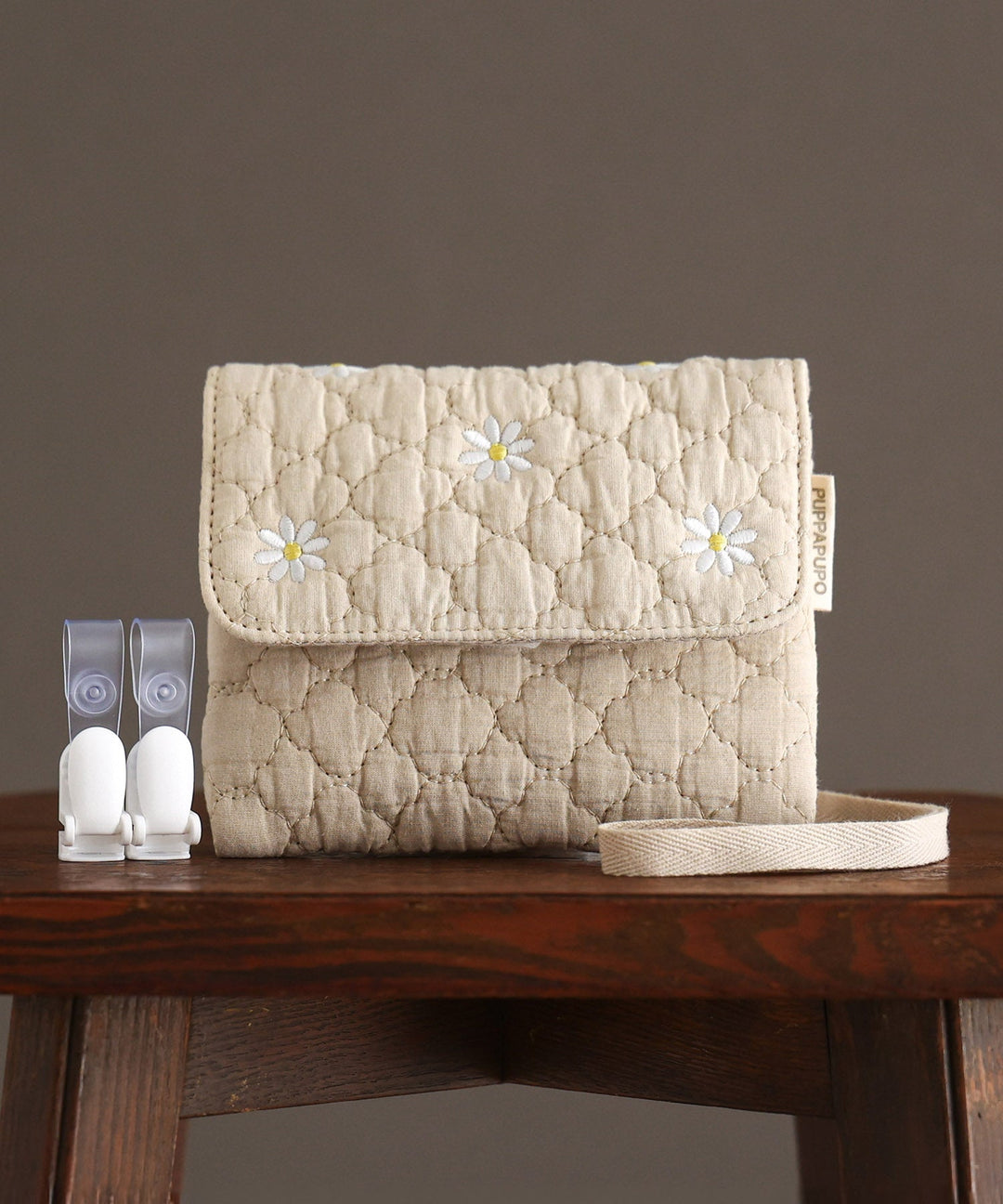 Clip-on Mini Pouch (Ibul fabric with Moroccan design)