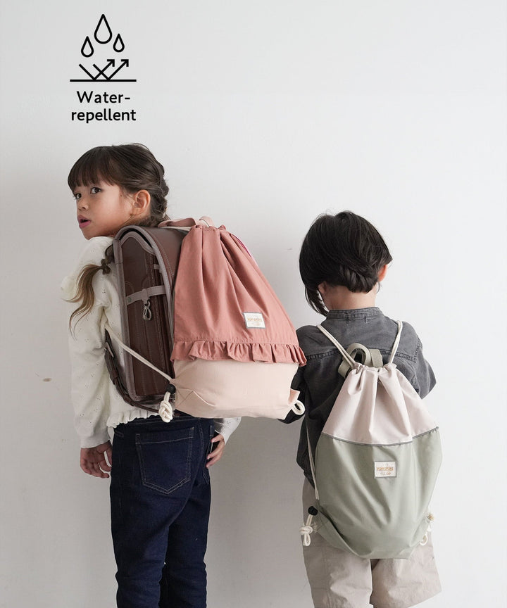 [Water-Repellent] Over-the-Backpack Drawstring Bag