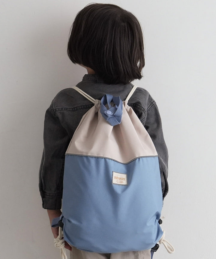 [Water-Repellent] Over-the-Backpack Drawstring Bag