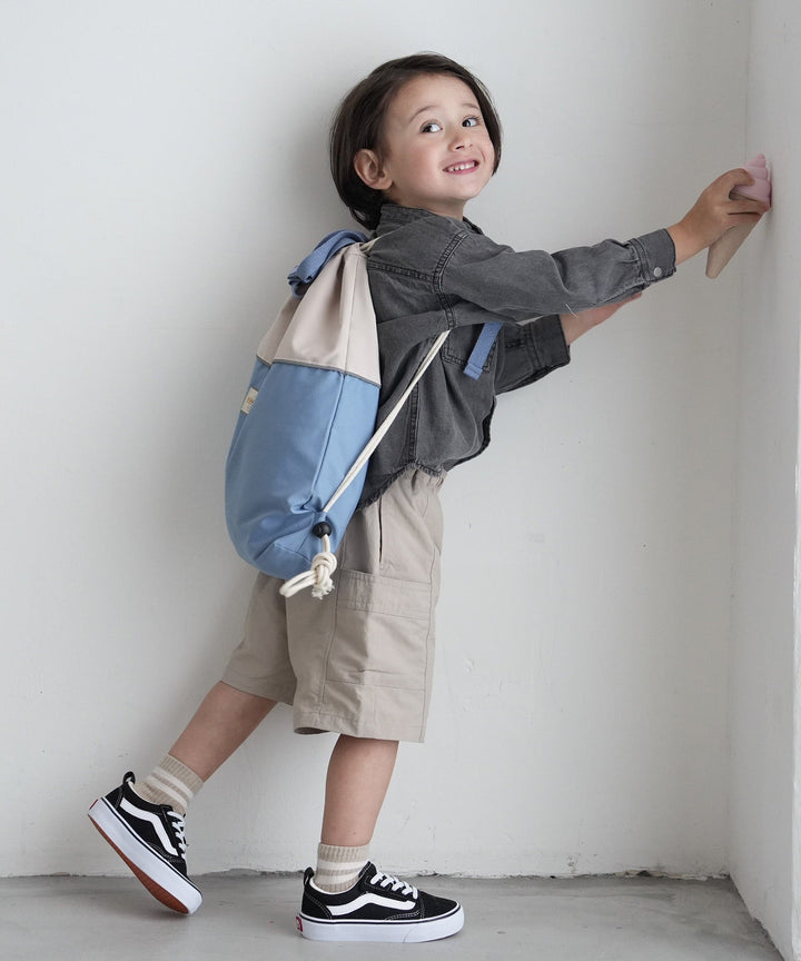 [Water-Repellent] Over-the-Backpack Drawstring Bag