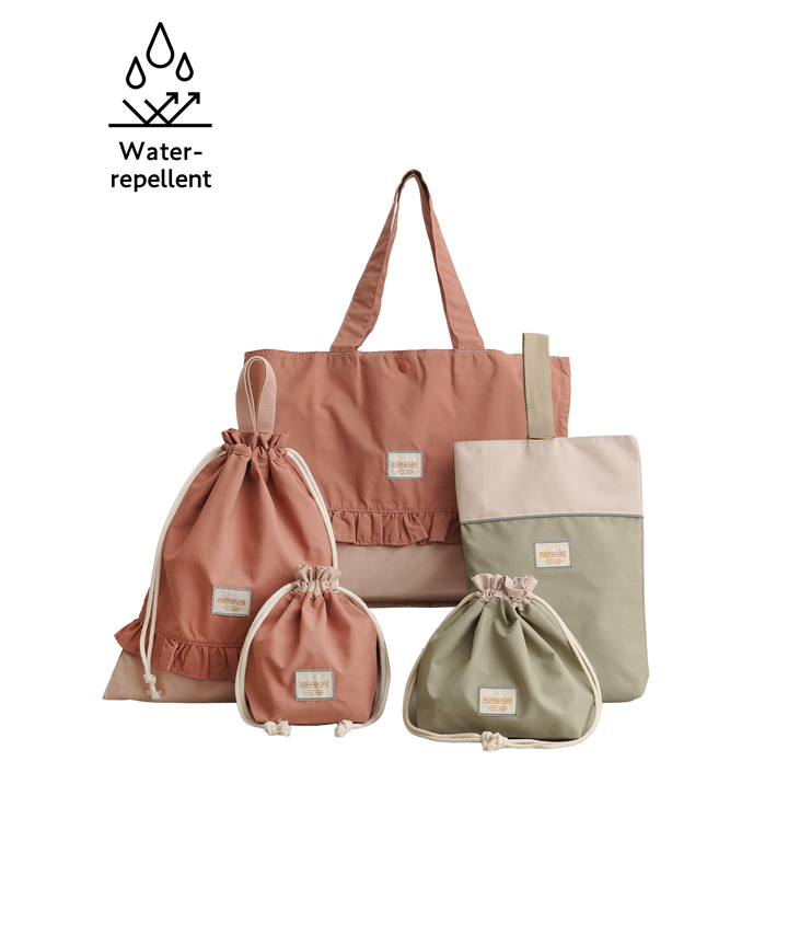 [Water-Repellent] School Essentials Bag 5-Piece Set