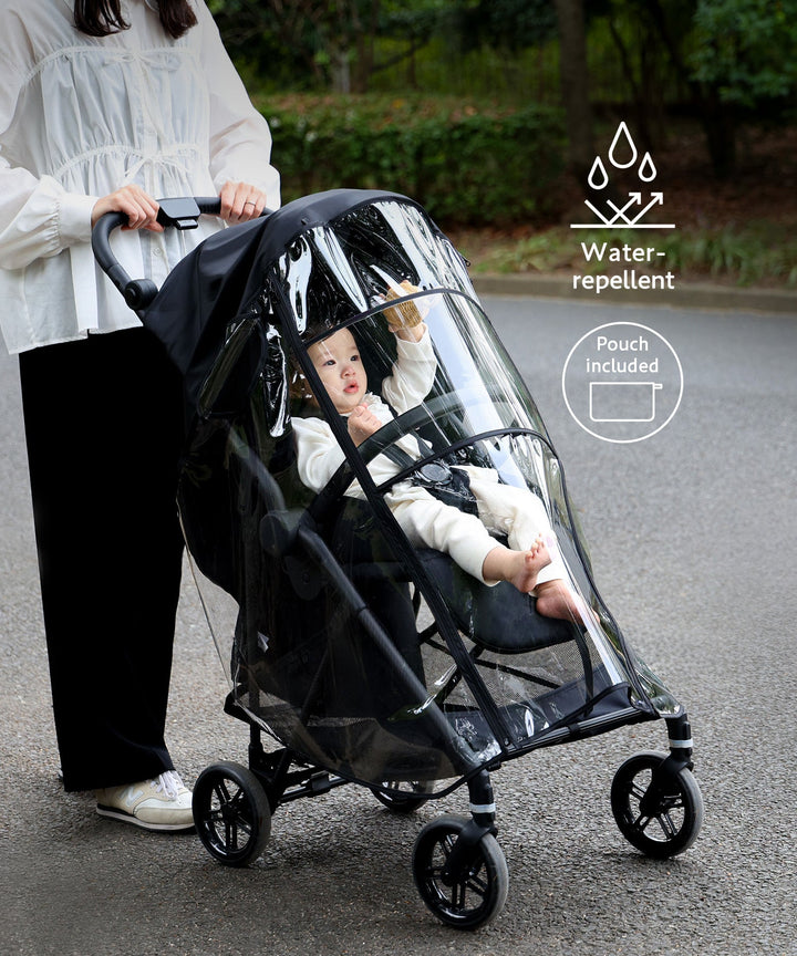 Stroller Rain Cover with Storage Pouch
