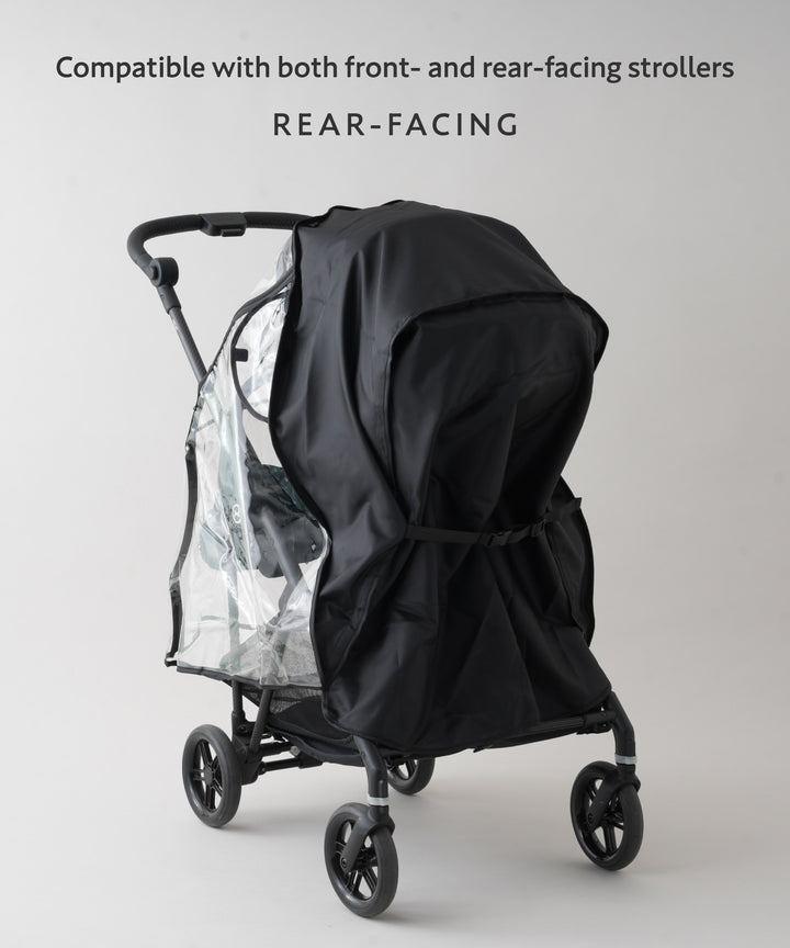 Stroller Rain Cover with Storage Pouch