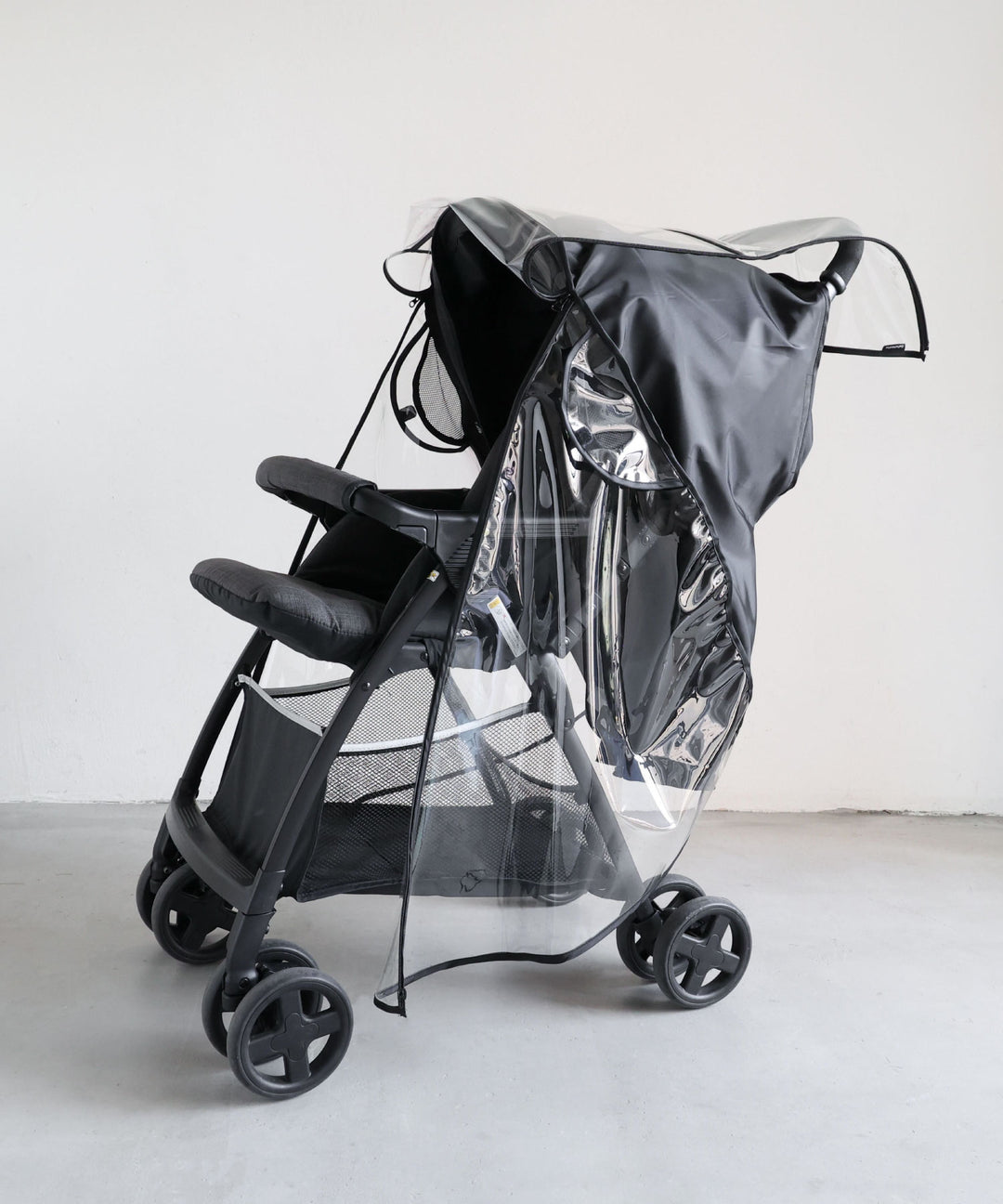 Stroller Rain Cover with Storage Pouch