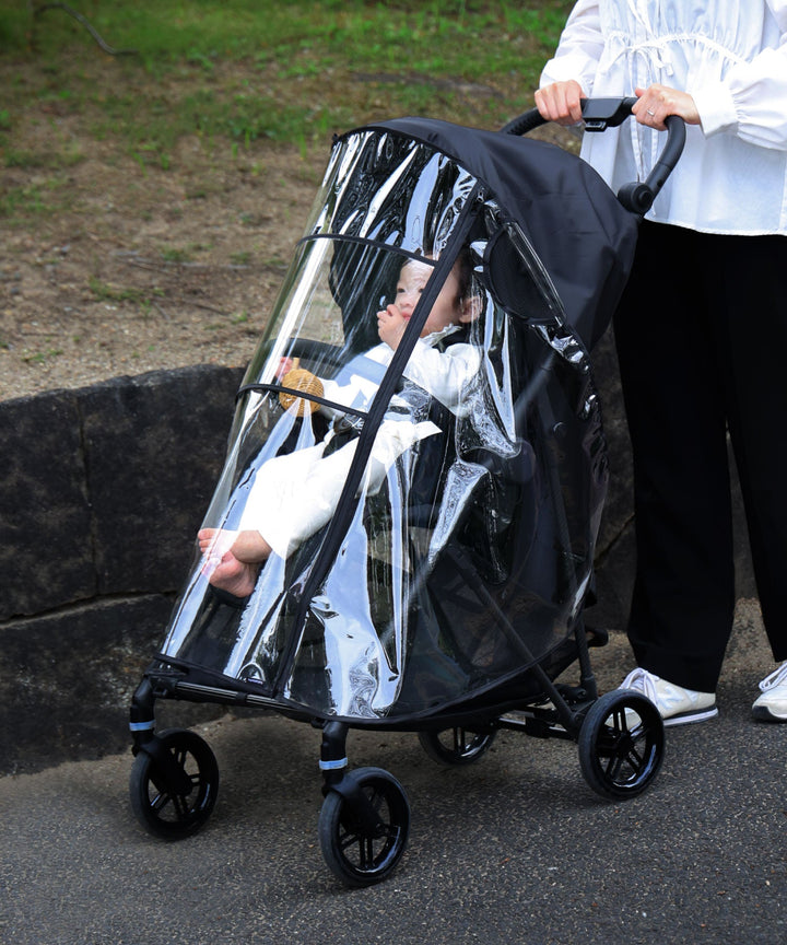 Stroller Rain Cover with Storage Pouch